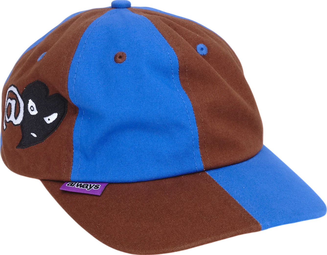 Always Do What You Should Do - 2 Tone 6 Panel Cap Burgundy / Blue