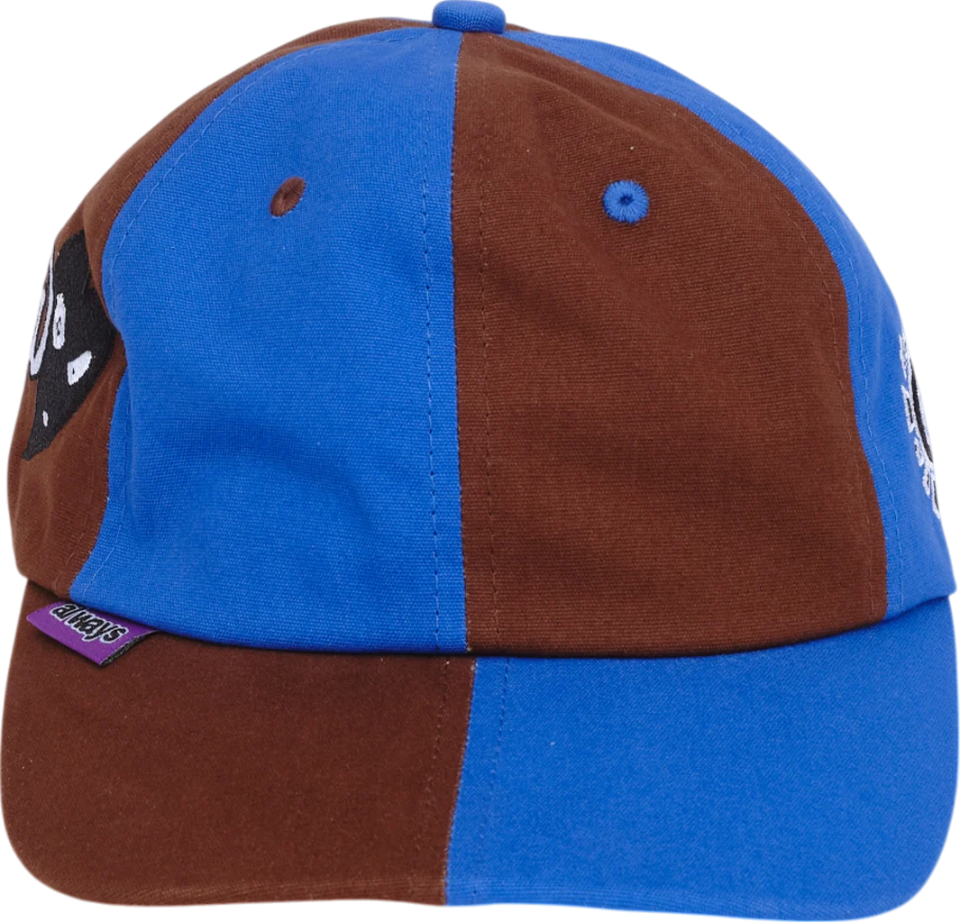 Always Do What You Should Do - 2 Tone 6 Panel Cap Burgundy / Blue - Image 3