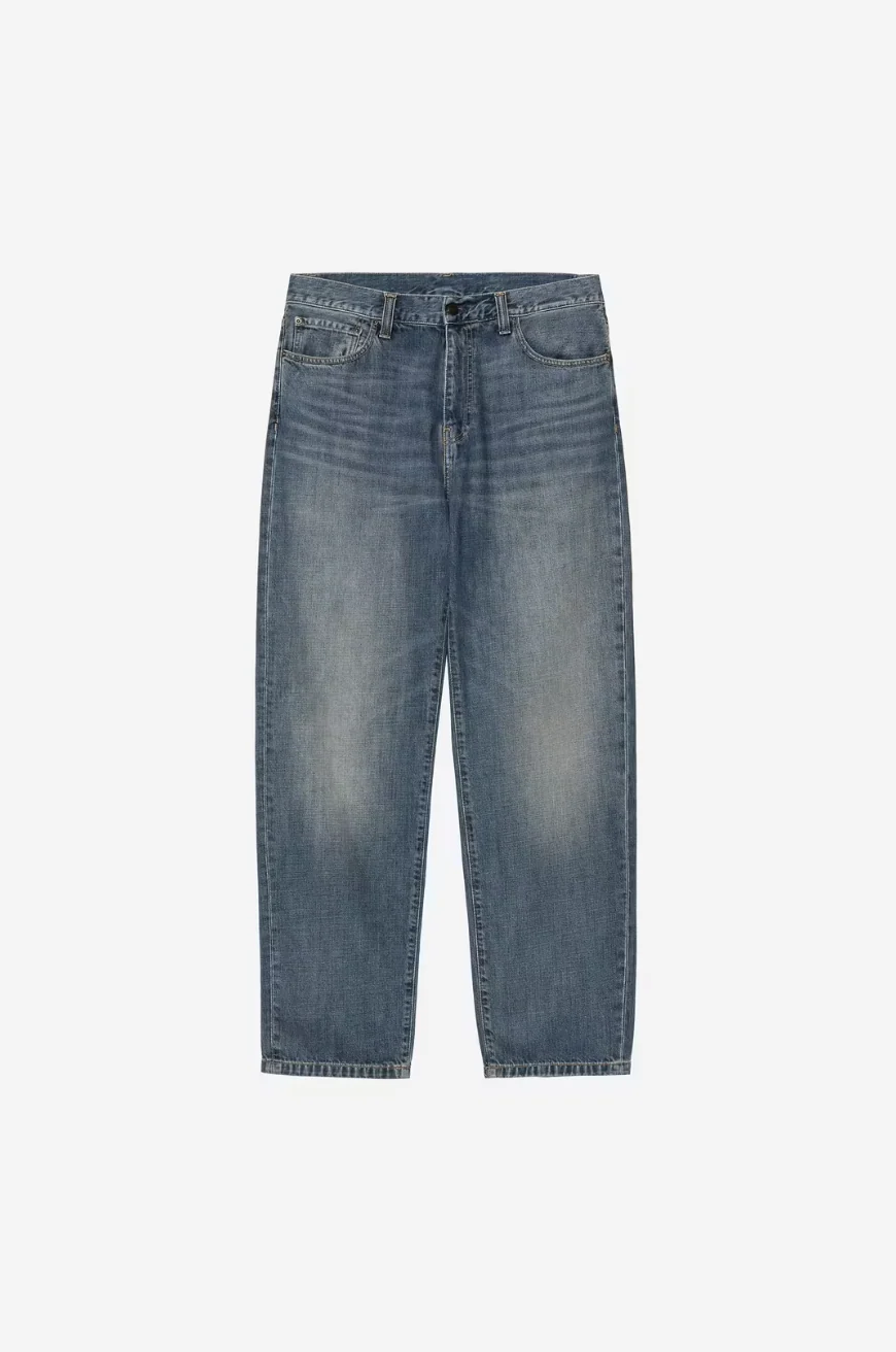 Carhartt WIP - Aaron Pant Blue, Dark Used - Image 2
