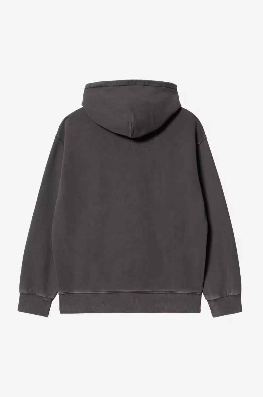 Carhartt WIP - Hooded Nelson Sweat Black Garment Dyed - Image 2