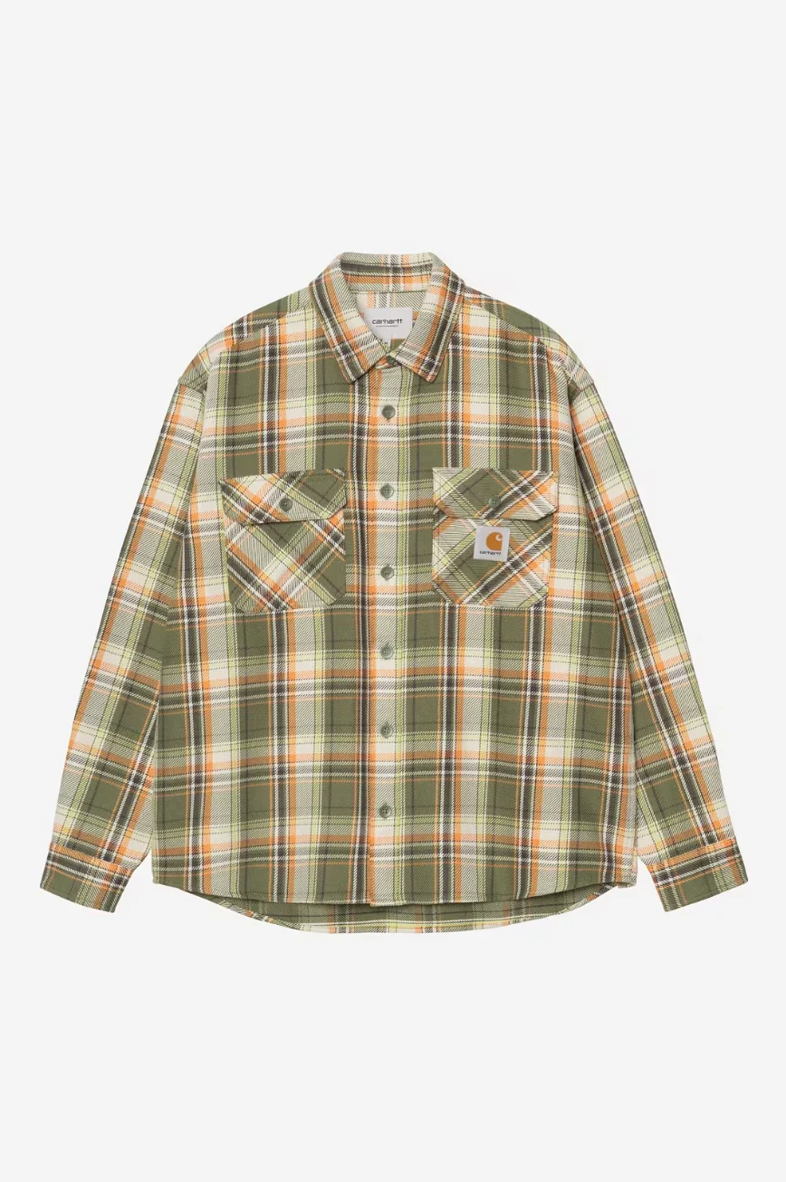Carhartt WIP - L/S Tunick Shirt Tunick Check Dollar Green