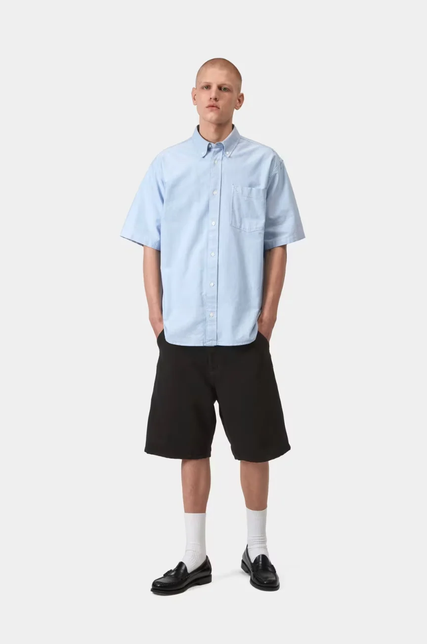 Carhartt WIP - Single Knee Short Black Rinsed - Image 6