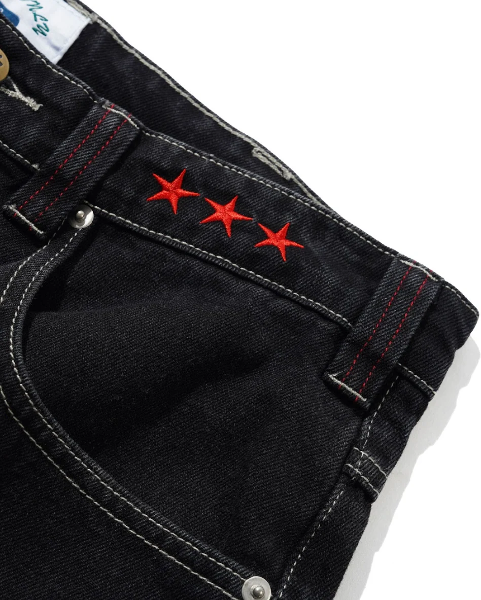 Cash Only - Stars Denim Jeans Washed Black - Image 4