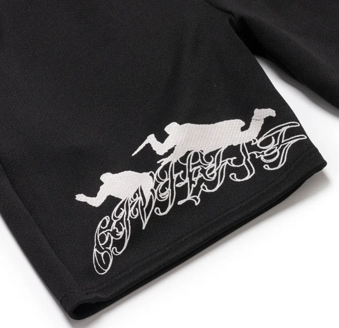 Civilist - Stab Mesh Shorts Black - Image 3