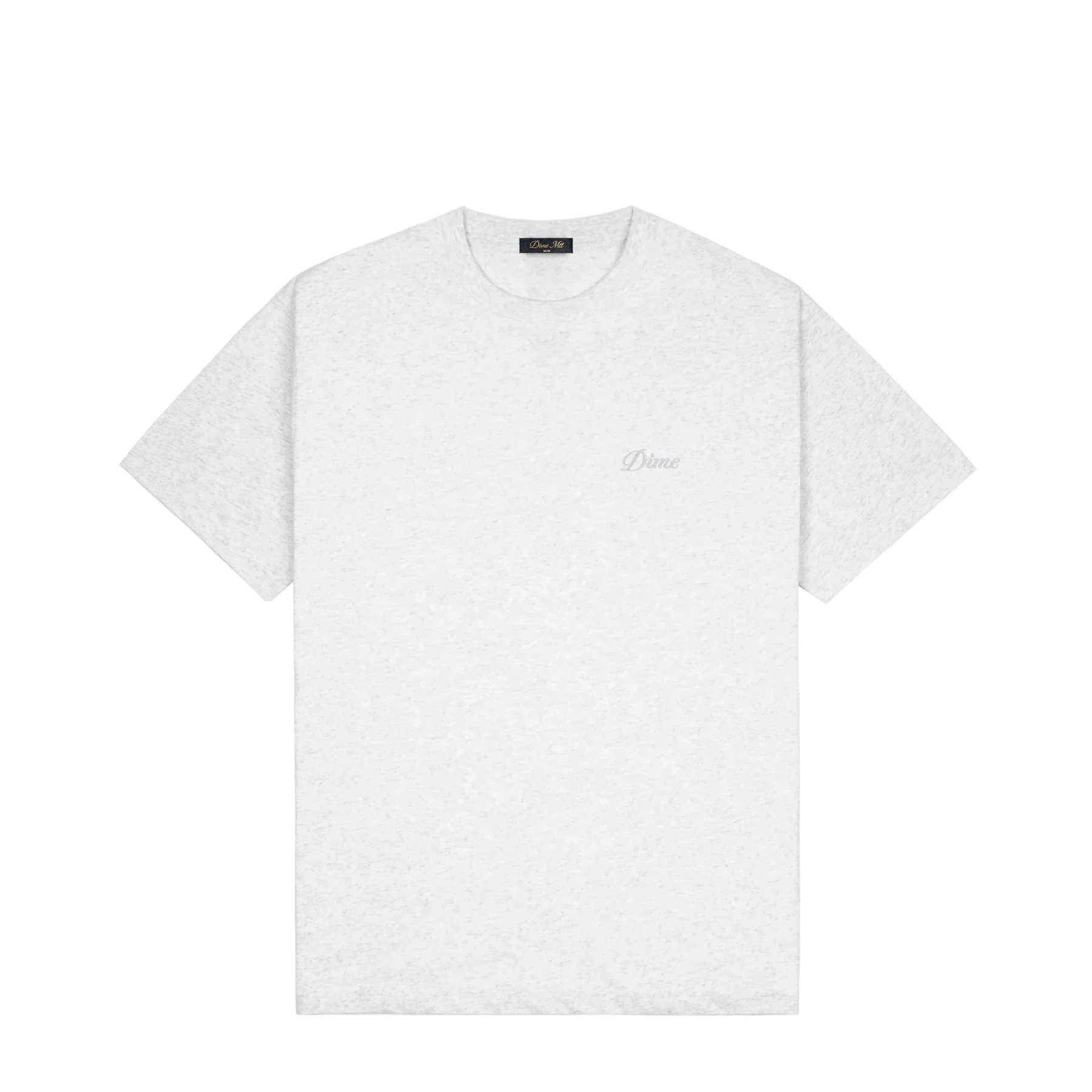 Dime - Cursive Small Logo T-Shirt Ash