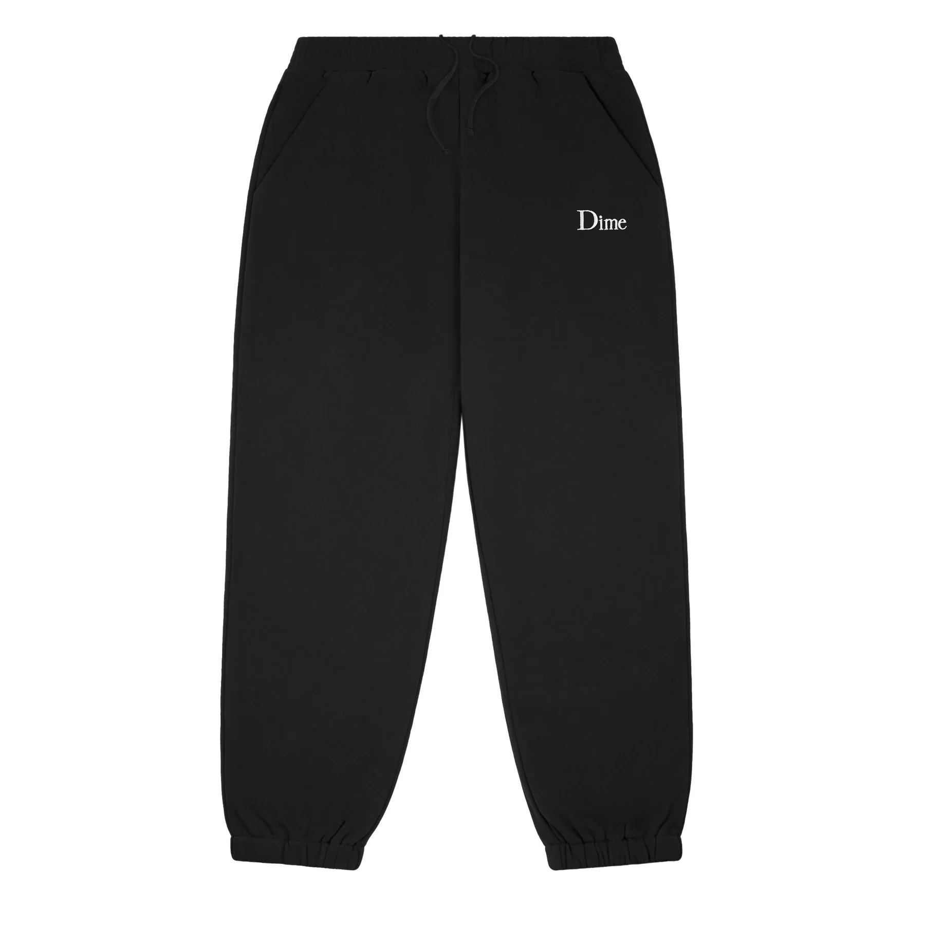 Dime - Small Logo Sweatpants Black