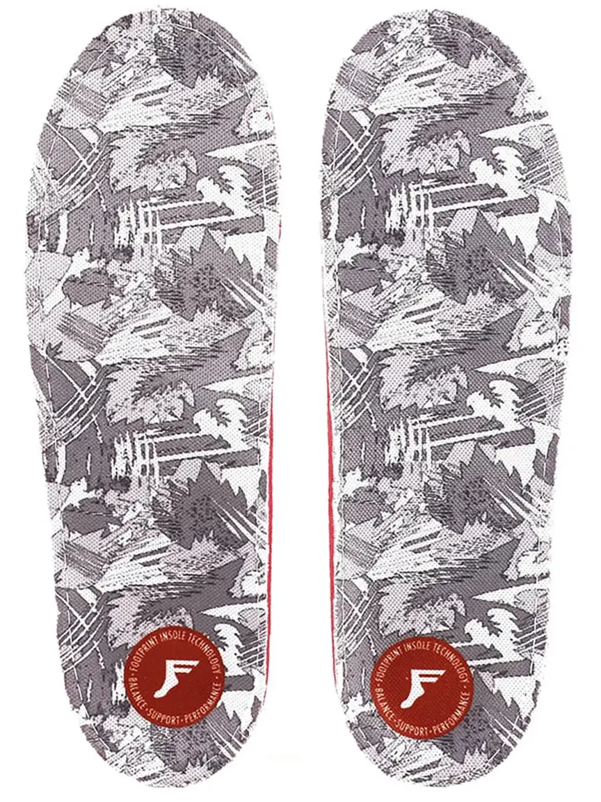 Footprint - Gamechangers Custom Orthotics White Camo