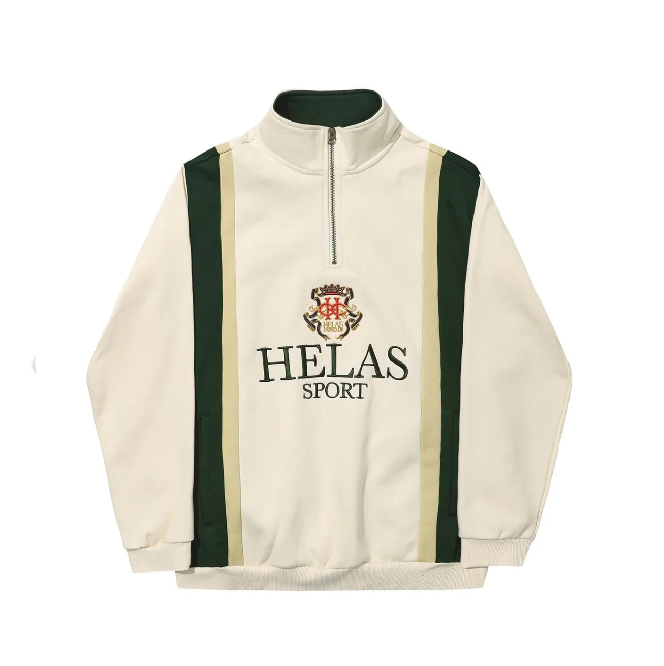 Hélas - Couronne Quarter Zip Light Beige
