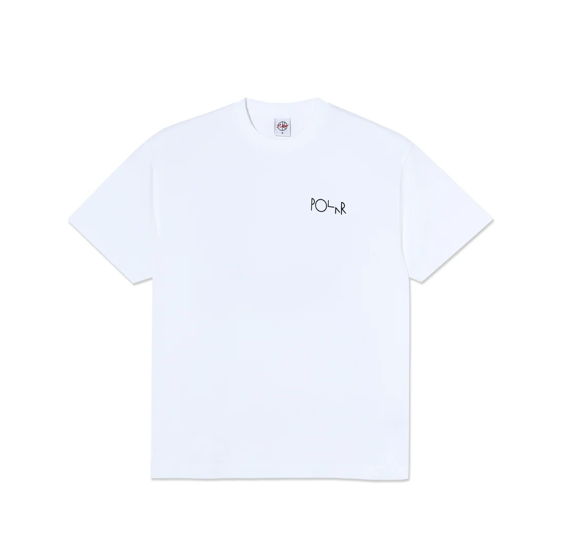 Polar - Fill Logo Tee | Happy Sad White - Image 2