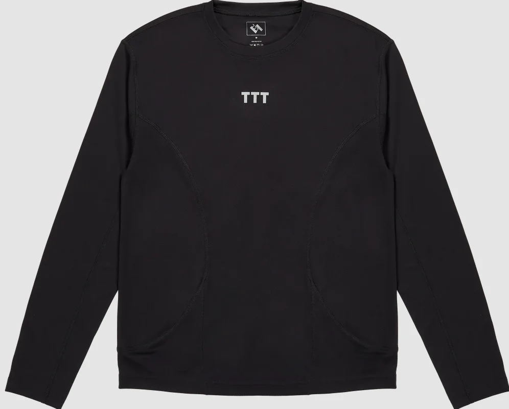 The Trilogy Tapes - 3M Winter Longsleeve Runnin Top Black - Image 2
