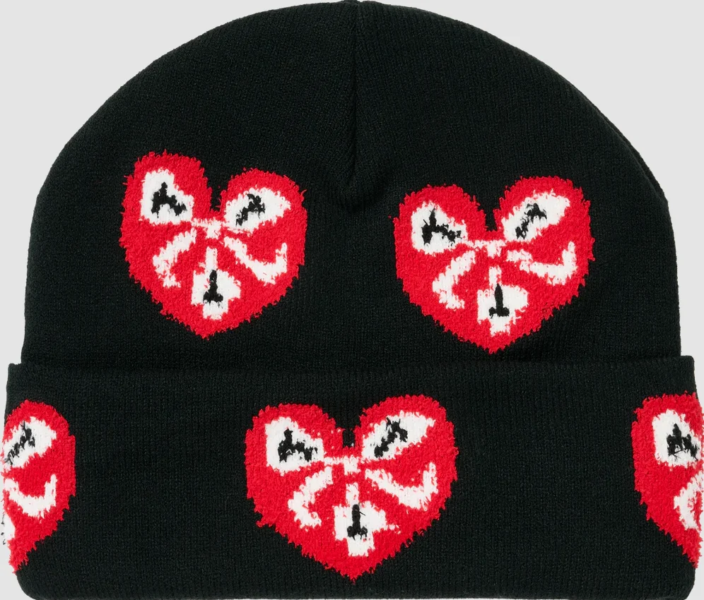 The Trilogy Tapes - Heart Beanie Black