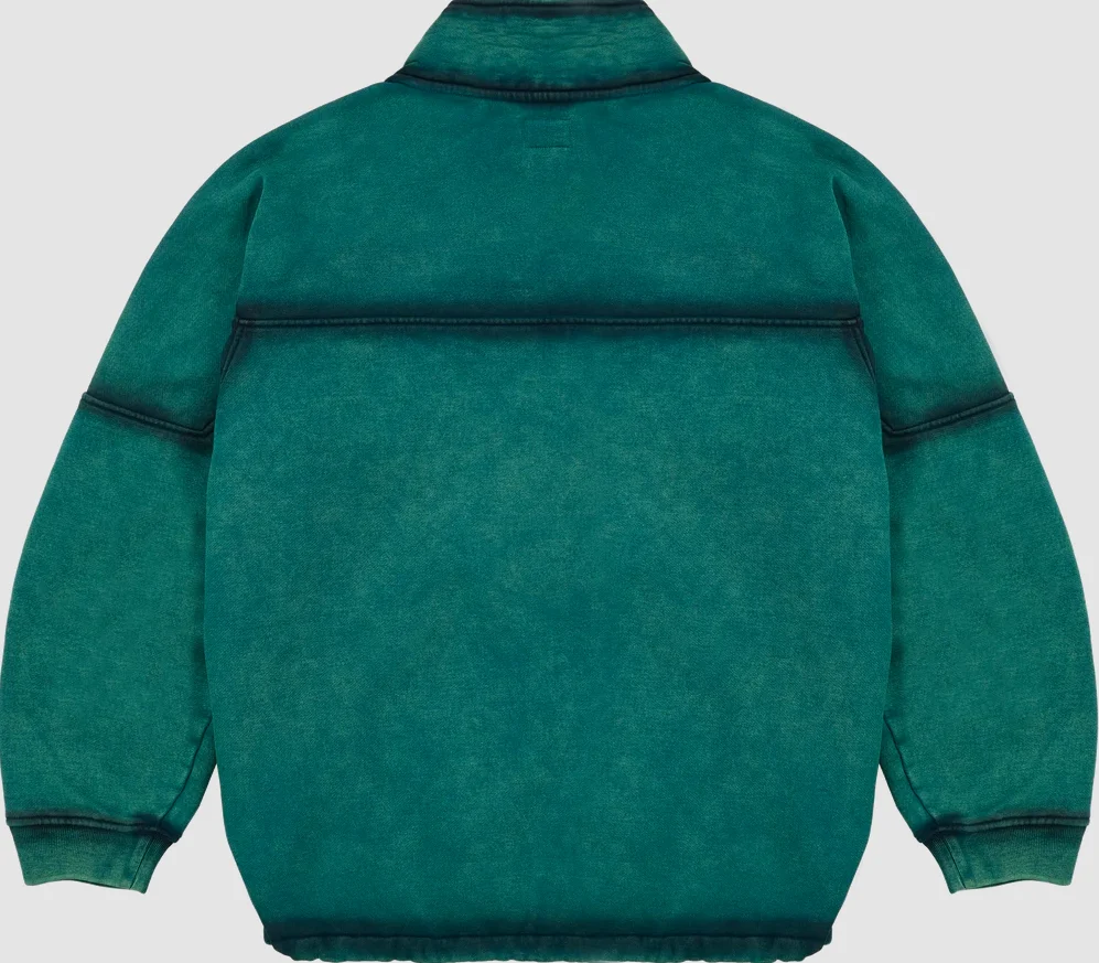 The Trilogy Tapes - Spray Funnel Neck Sea Moss Green/Black - Image 2